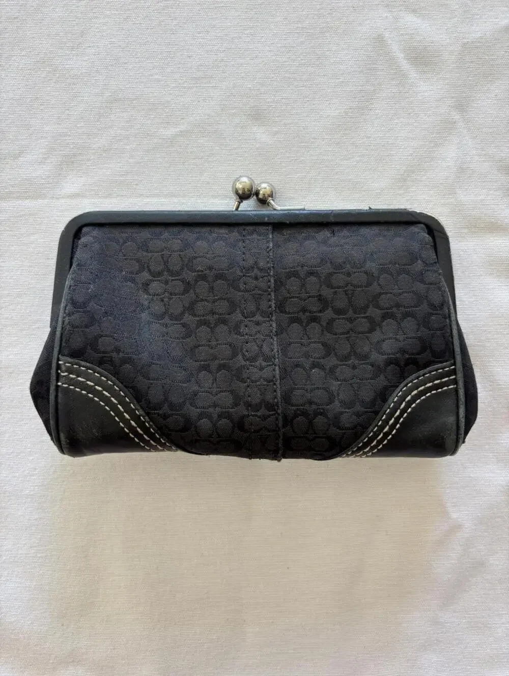 Vintage Coach clutch wallet